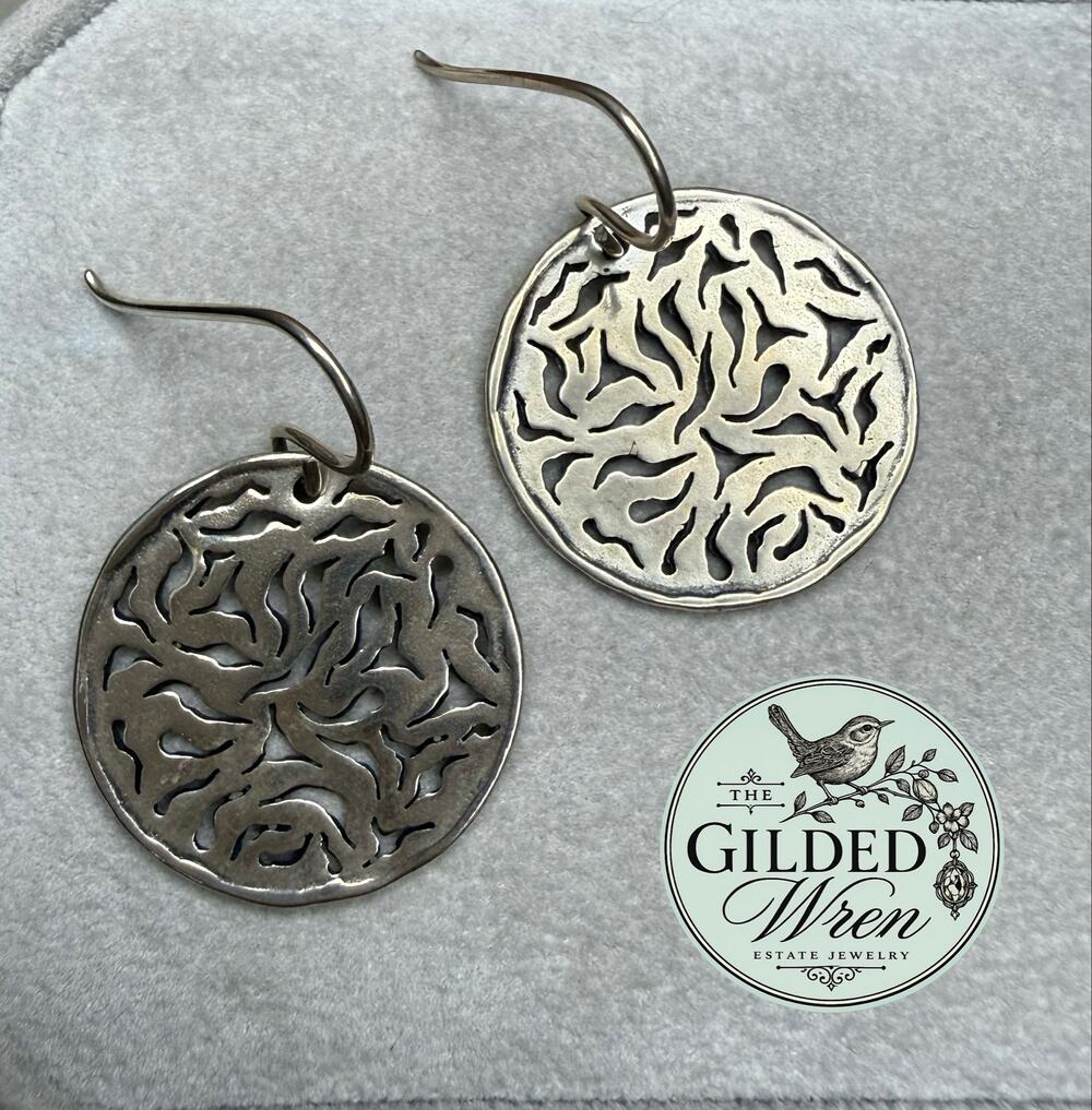 Silpada Salta Escape W1771 Sterling Openwork Earrings